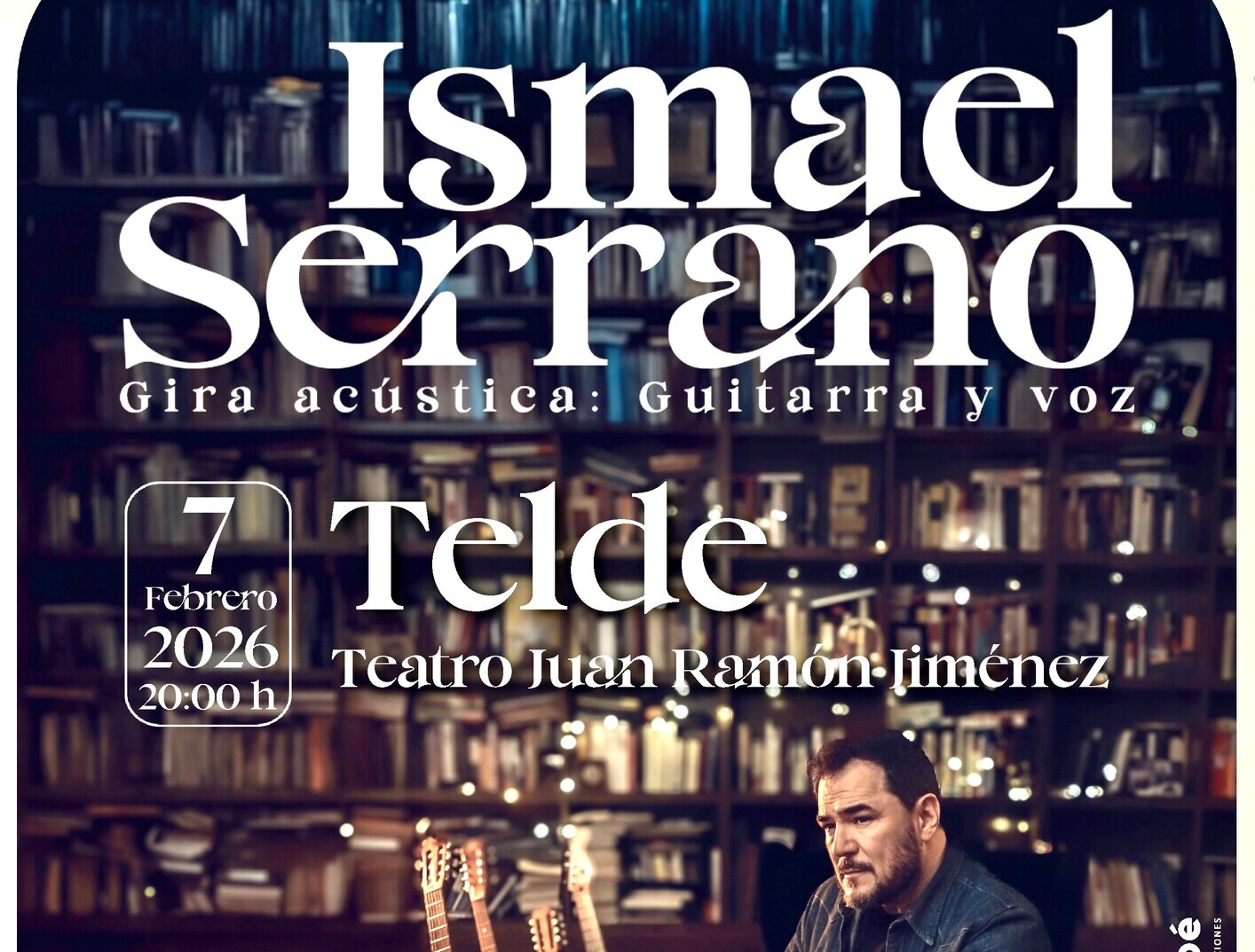 Ismael Serrano presenta en Telde 'Guitarra y voz'