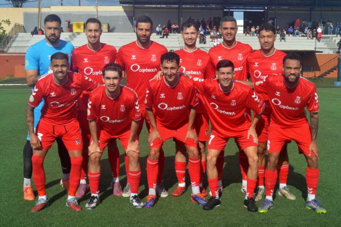 Formaci&oacute;n de la UD Telde (Foto: Juan Antonio Hern&aacute;ndez)