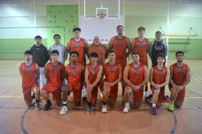 Formaci&oacute;n del CB Telde D, Liga S&eacute;nior (Foto: Juan Antonio Hern&aacute;ndez)