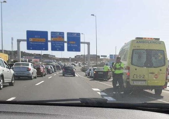 Imagen de archivo de un accidente en el mismo lugar/TA.