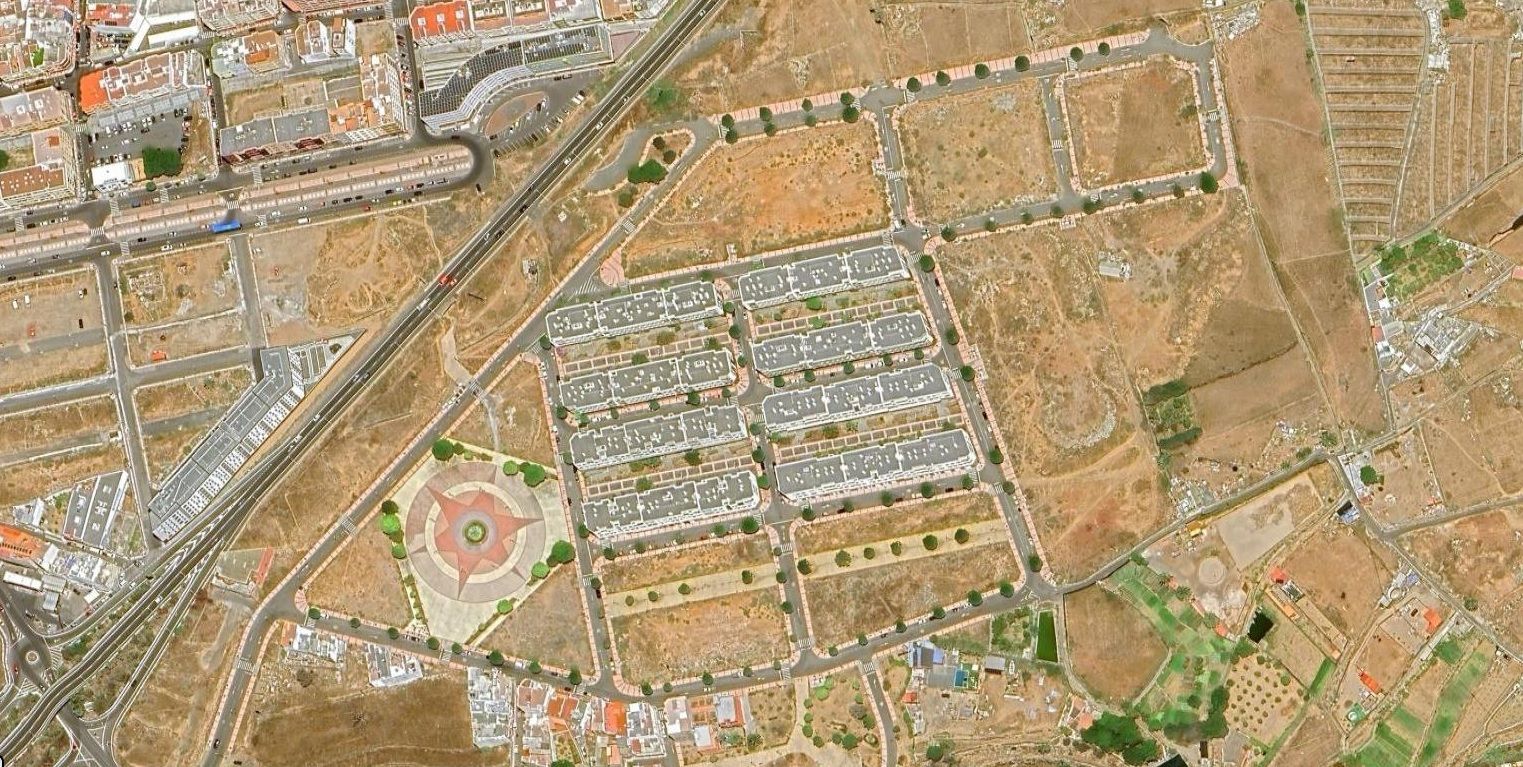 Vista área de la urbanización La Vega/GM. Vista área de la urbanización La Vega/GM.