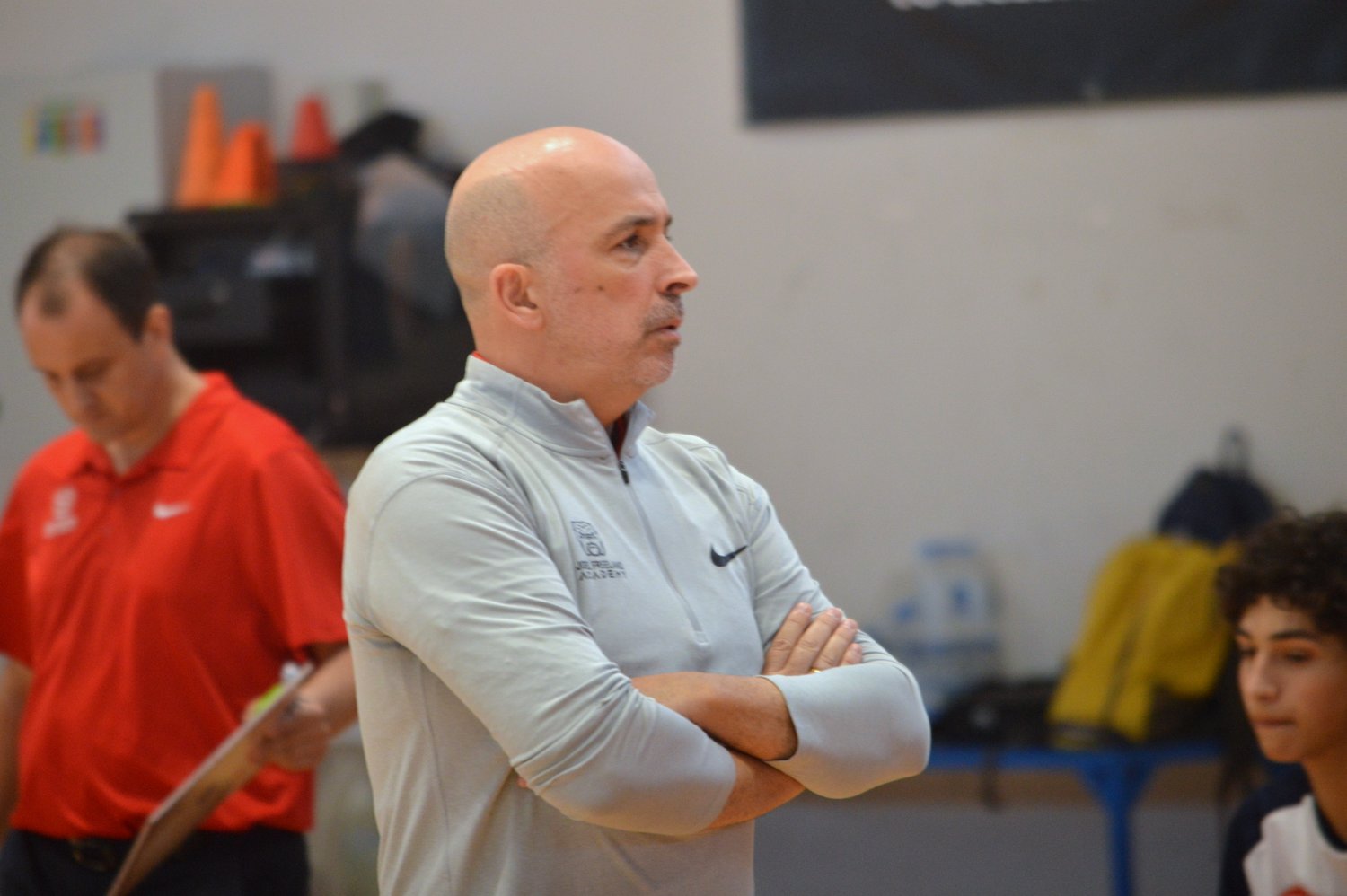 Rafael Calvo, entrenador del Baloncesto Telde Joel Freeland Academy (Foto: Juan Antonio Hernández)