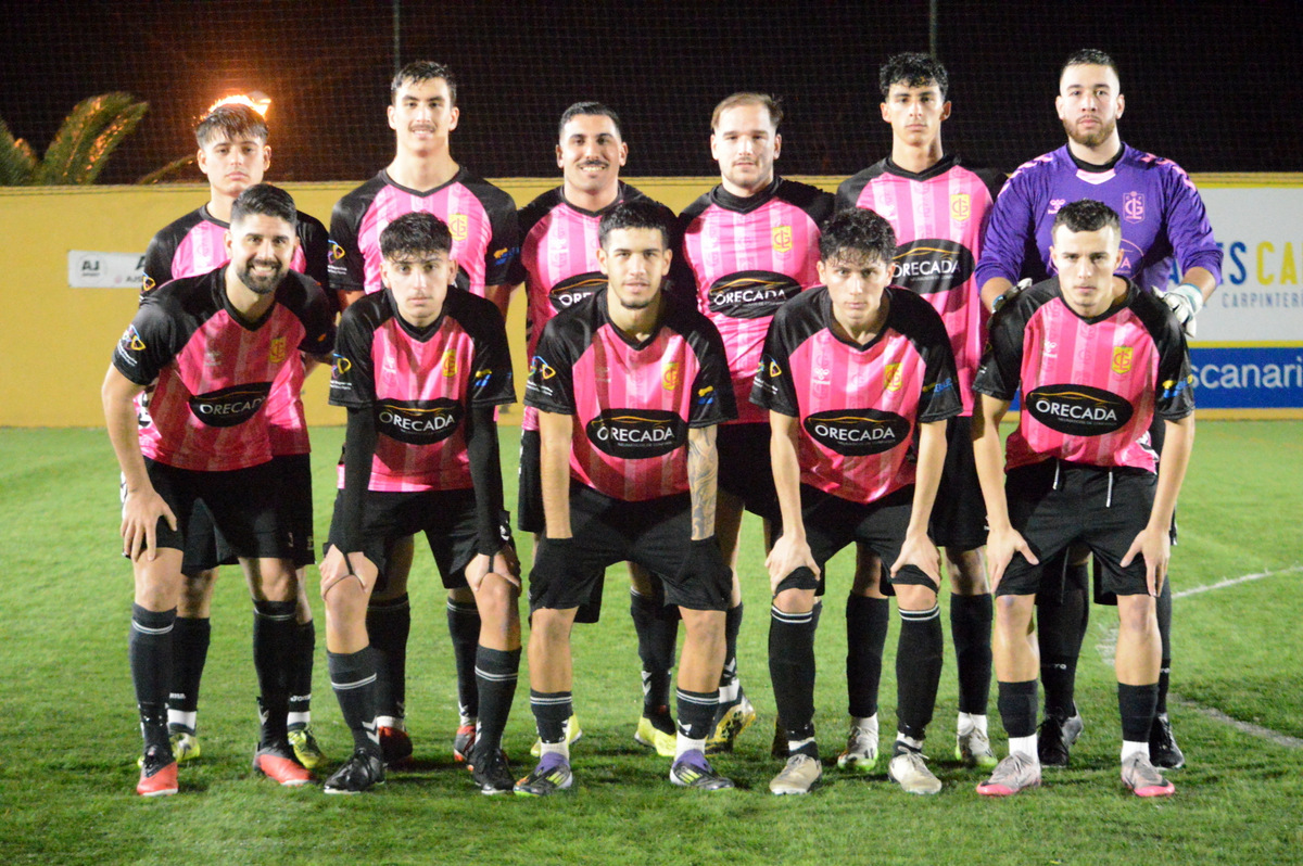 Formación del CF La Garita (Foto: Juan Antonio Hernández)