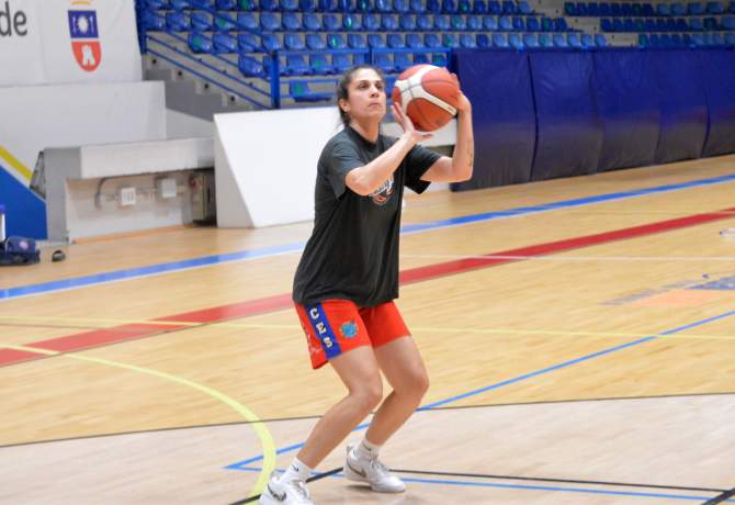 Cynthia Rodr&iacute;guez, jugadora del Inama Telde (Foto: Juan Antonio Hern&aacute;ndez)