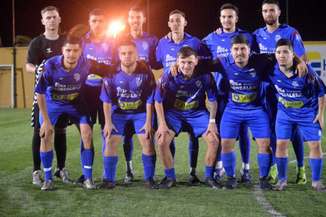 Formaci&oacute;n del CD San Juan Tres Palmas (Foto: Juan Antonio Hern&aacute;ndez)