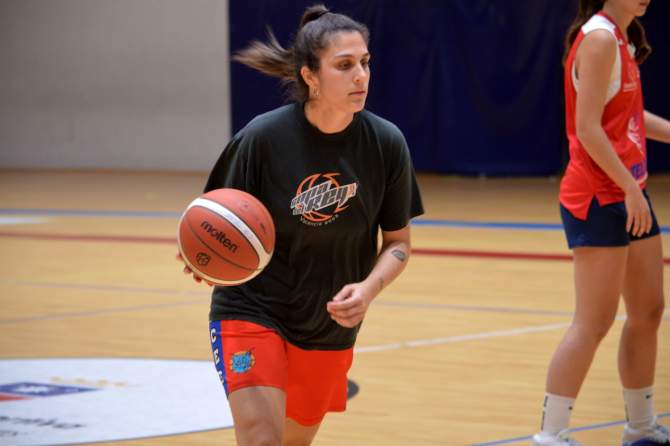 Cynthia Rodr&iacute;guez, jugadora del Inama Telde (Foto: Juan Antonio Hern&aacute;ndez)