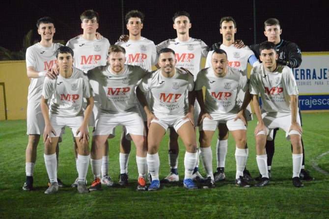 Formaci&oacute;n del CF Uni&oacute;n Carrizal (Foto: Juan Antonio Hern&aacute;ndez)