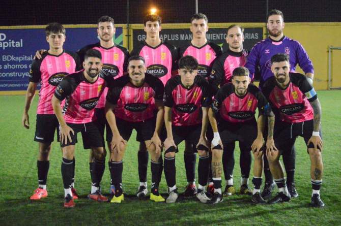 Formaci&oacute;n del CF La Garita (Foto: Juan Antonio Hern&aacute;ndez)