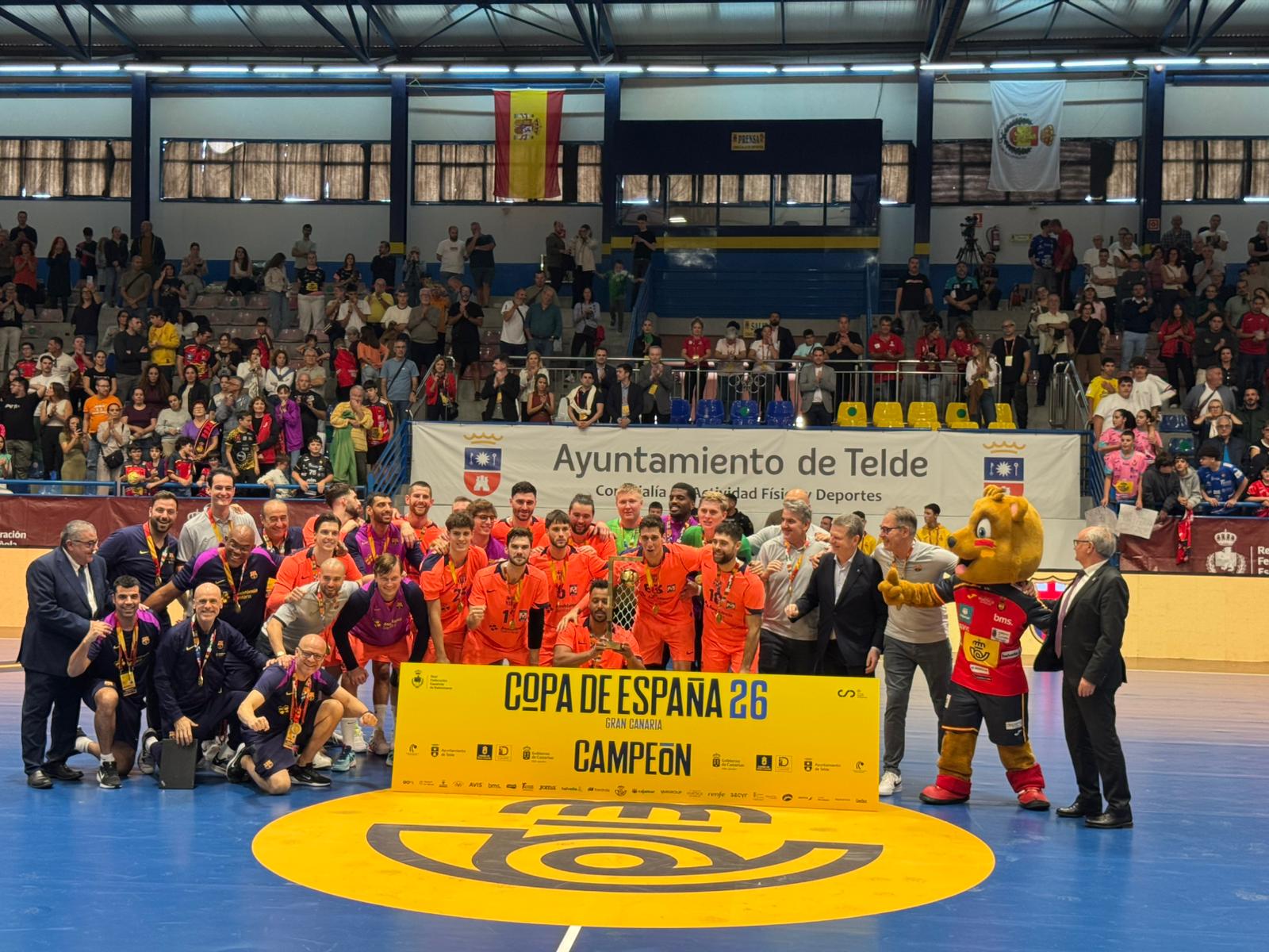 El FC Barcelona se proclama en Telde campeón de la Copa de España