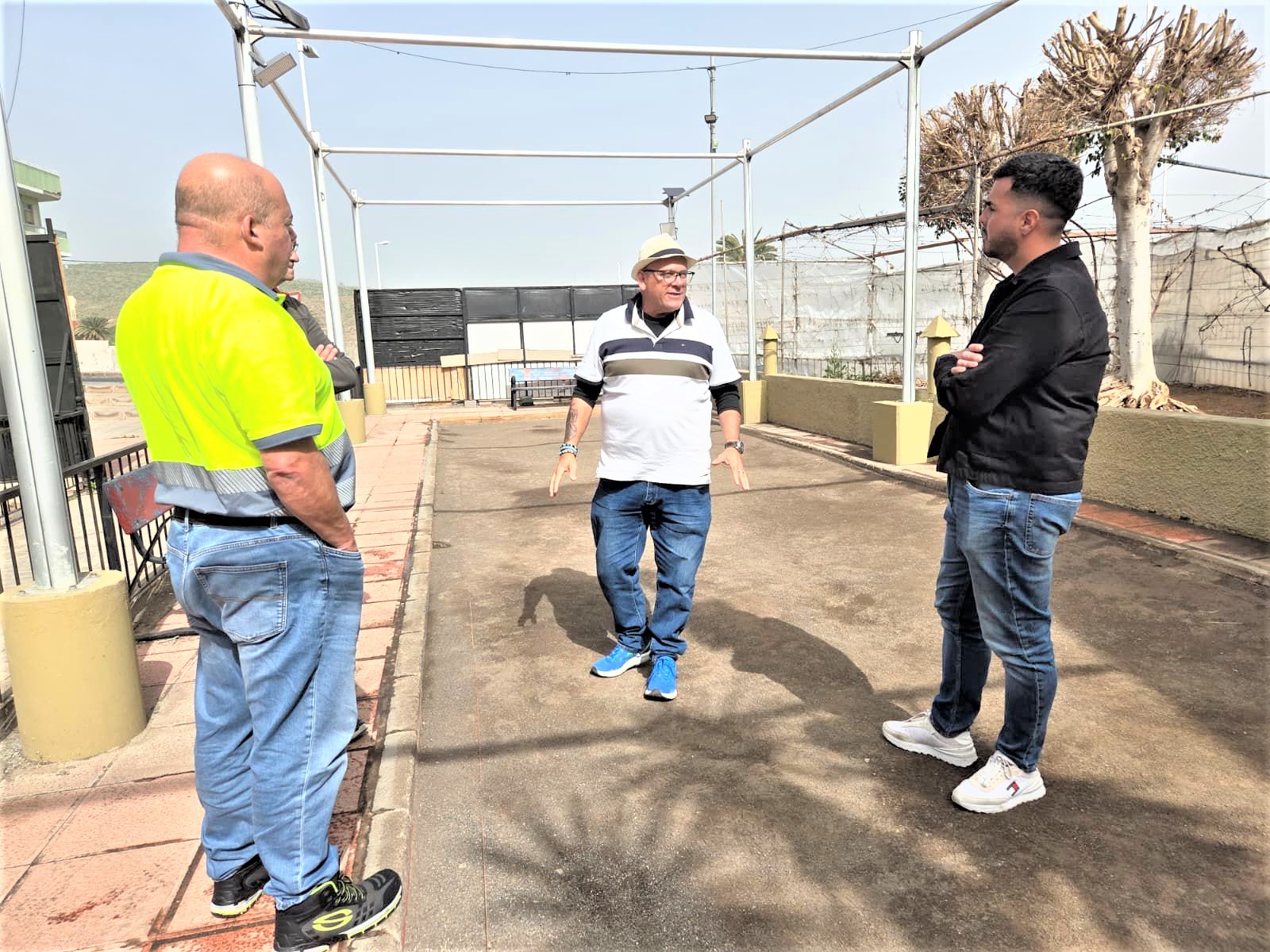 Telde mejorará las canchas de petanca y bola canaria de Las Longueras