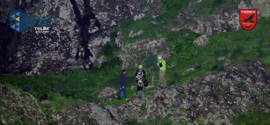 La UNIDRON de la Policía Local de Telde, clave para localizar a tres escaladores en apuros