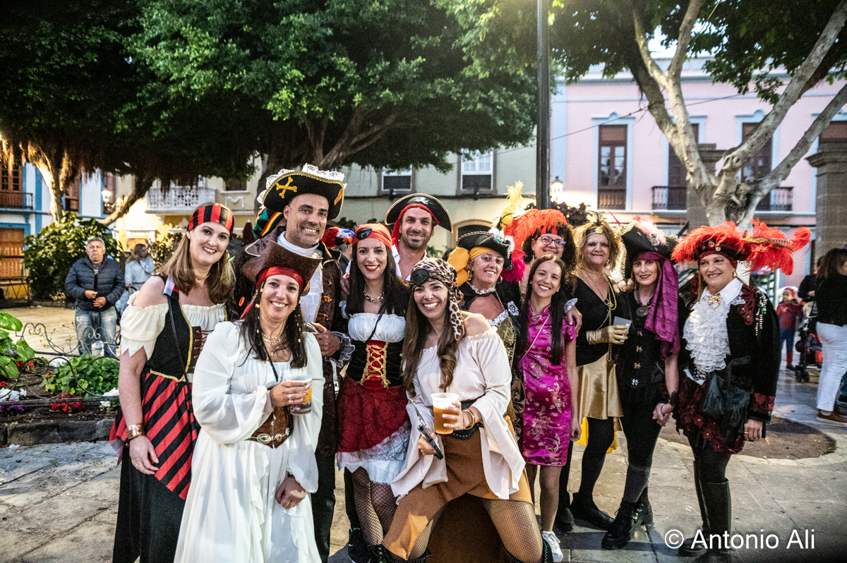 Telde desembarca en Galdar para gozar del Carnaval de Día