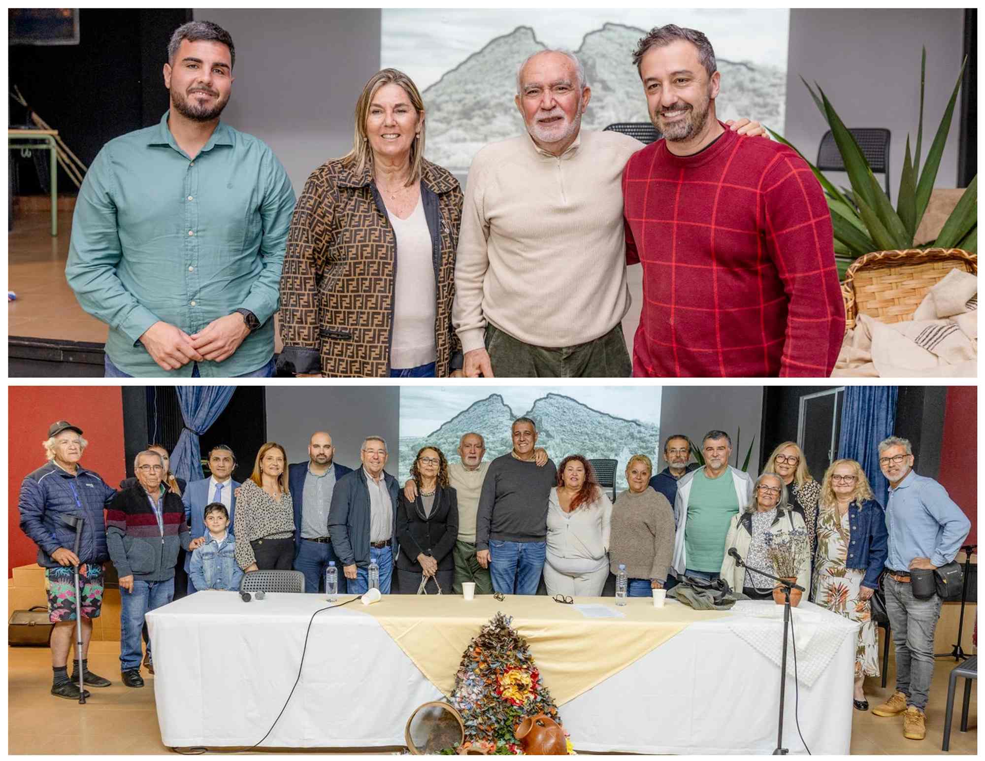 El alcalde de Telde y NC muestran su respaldo al colectivo Montaña Rajada