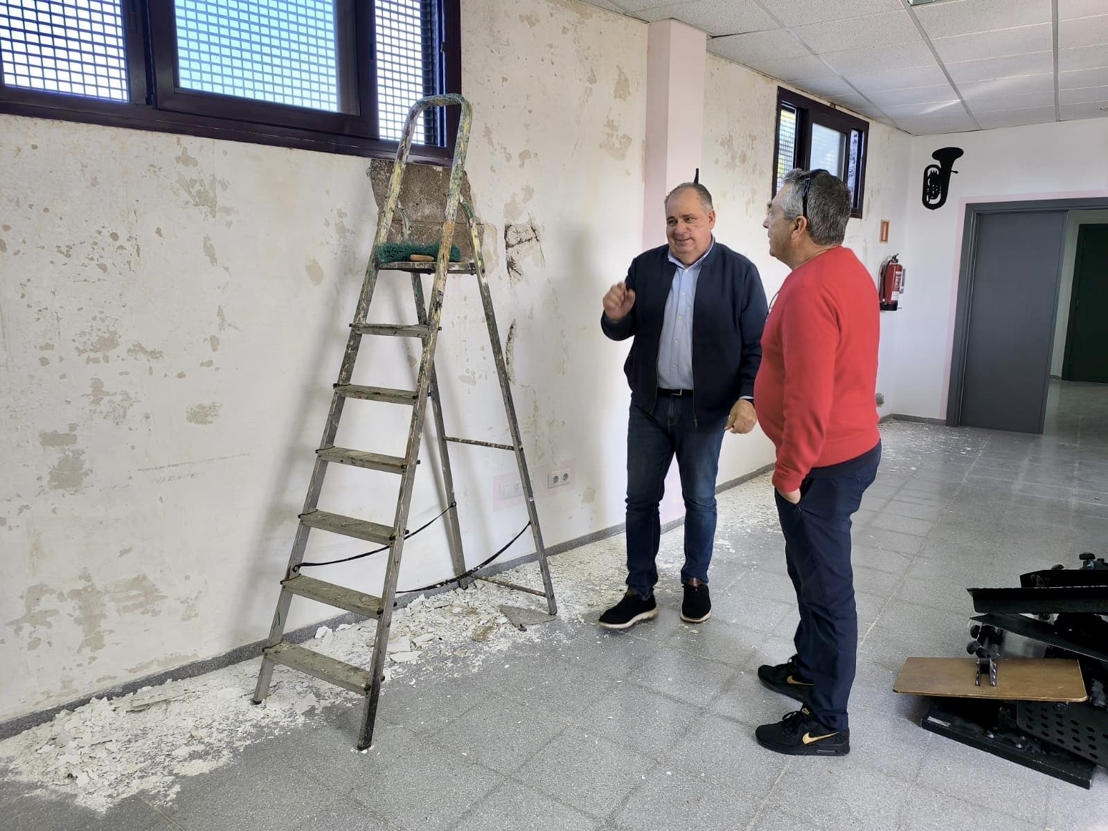 La Banda Municipal  de Telde se traslada temporalmente a la Casa Condal