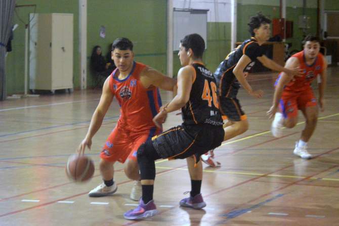 Imagen de archivo de un partido del CB Telde D (Foto: Juan Antonio Hernández)