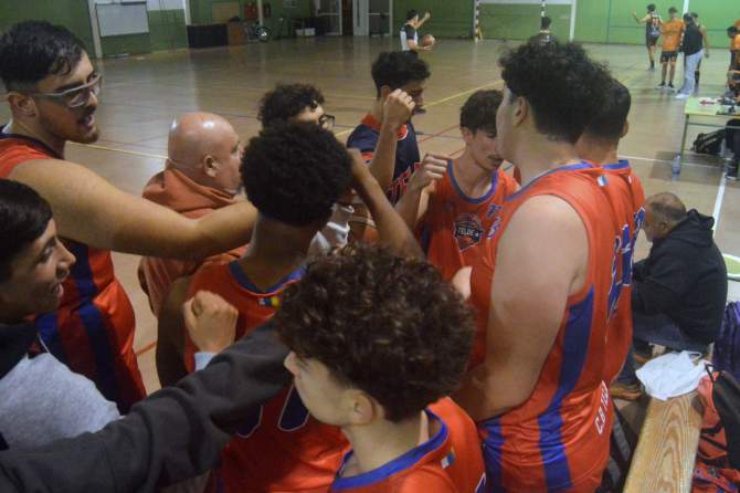 Piña del CB Telde D (Foto: Juan Antonio Hernández)