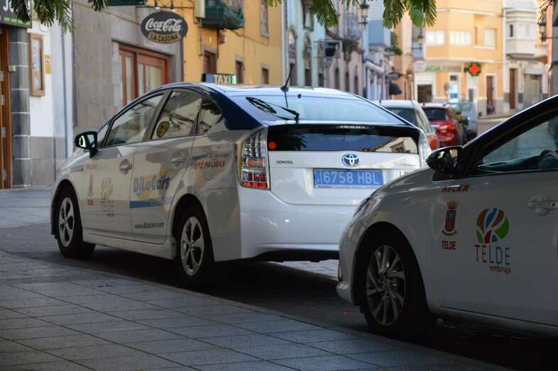 Imagen de archivo de taxis en San Juan/TA.