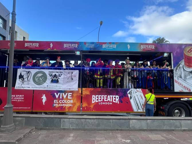 Cabalgata Carnaval de Telde/TA, Jesús Ruiz Mesa, FJS y C7.