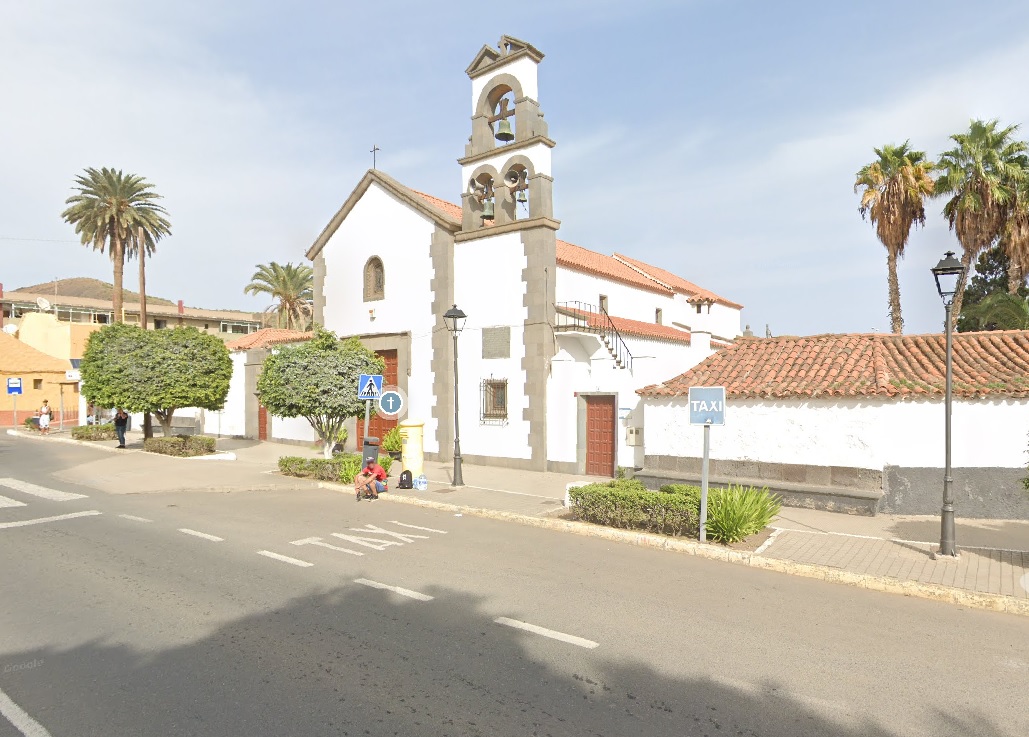 Parada de taxis en el casco antiguo de Jinámar/Google Maps.