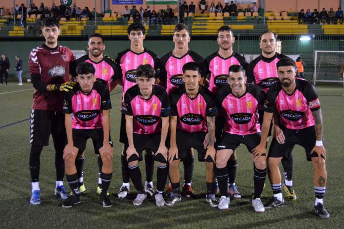 Formación del CF La Garita (Foto: Juan Antonio Hernández)