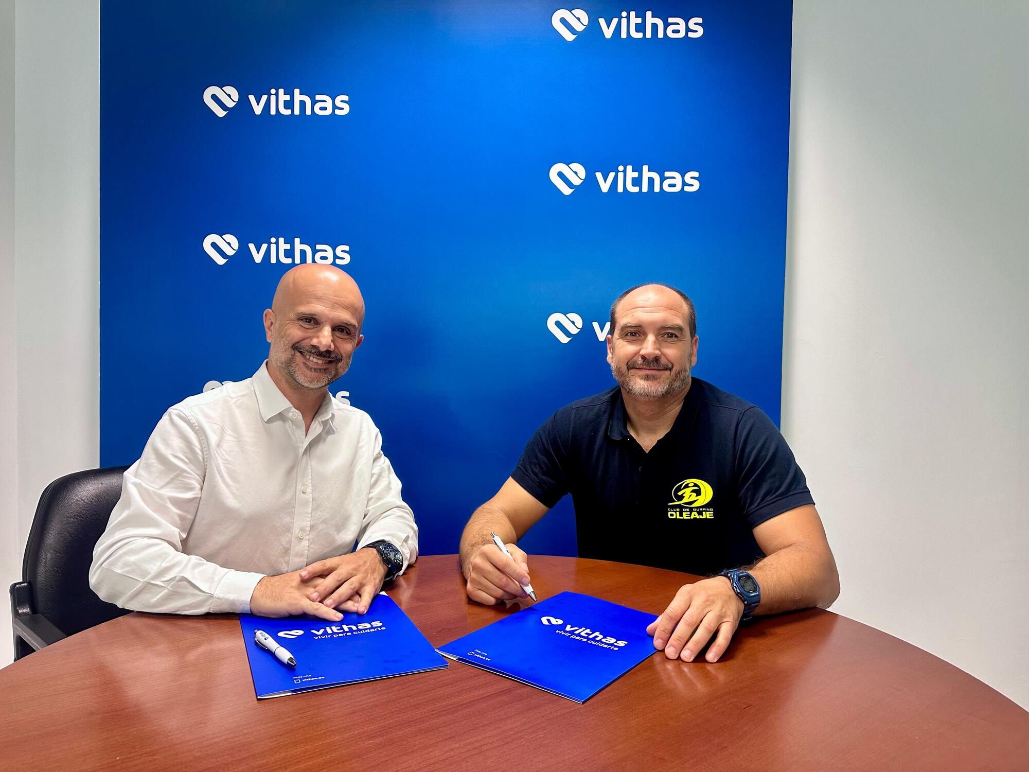 Vithas se alía con el Club Deportivo de Surfing Oleaje