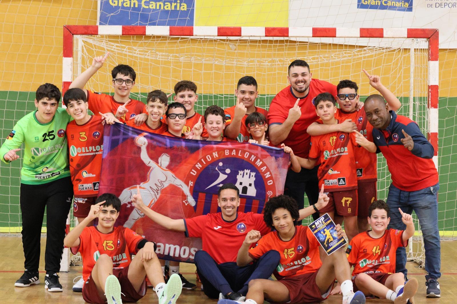 Equipo del UB Ciutel infantil campe&oacute;n de la Liga Cabildo de Gran Canaria