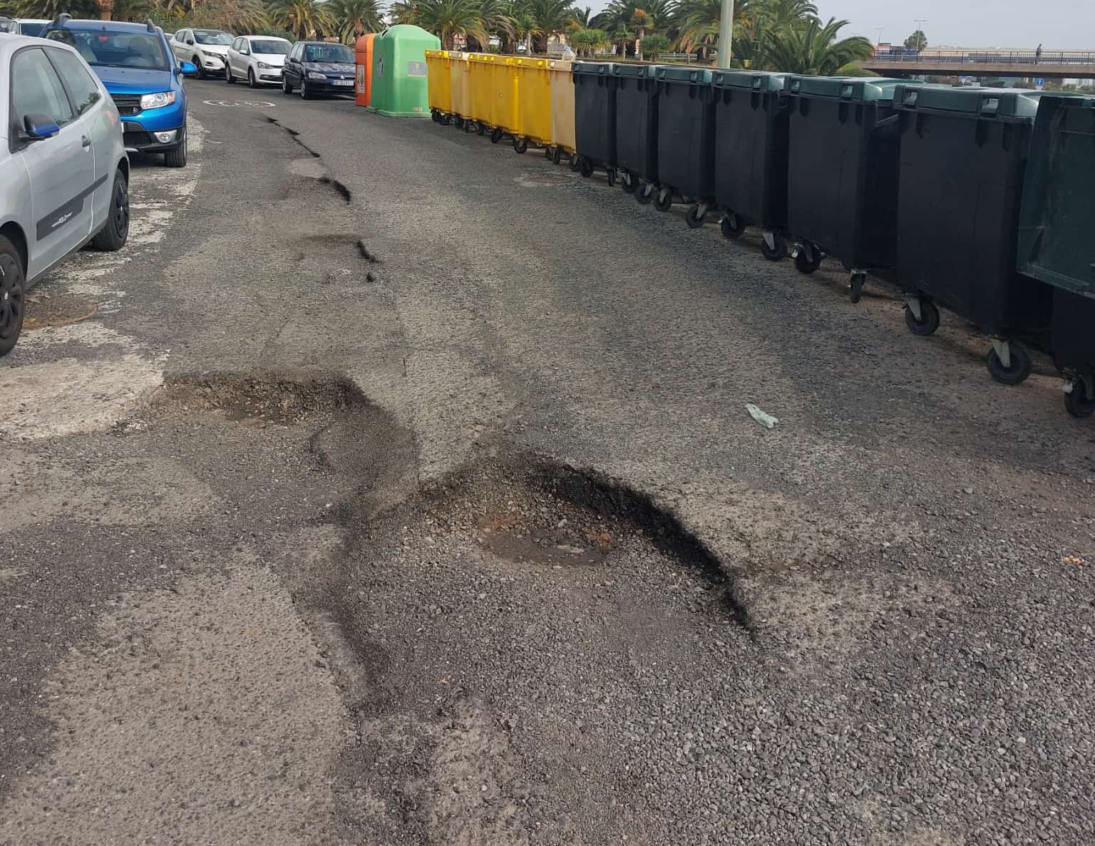 Baches descomunales en La Montañeta de El Calero