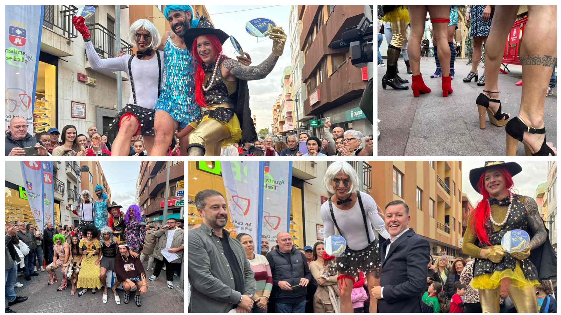 Tacones, carcajadas y velocidad: as&iacute; conquist&oacute; Sosa la carrera carnavalera de Telde