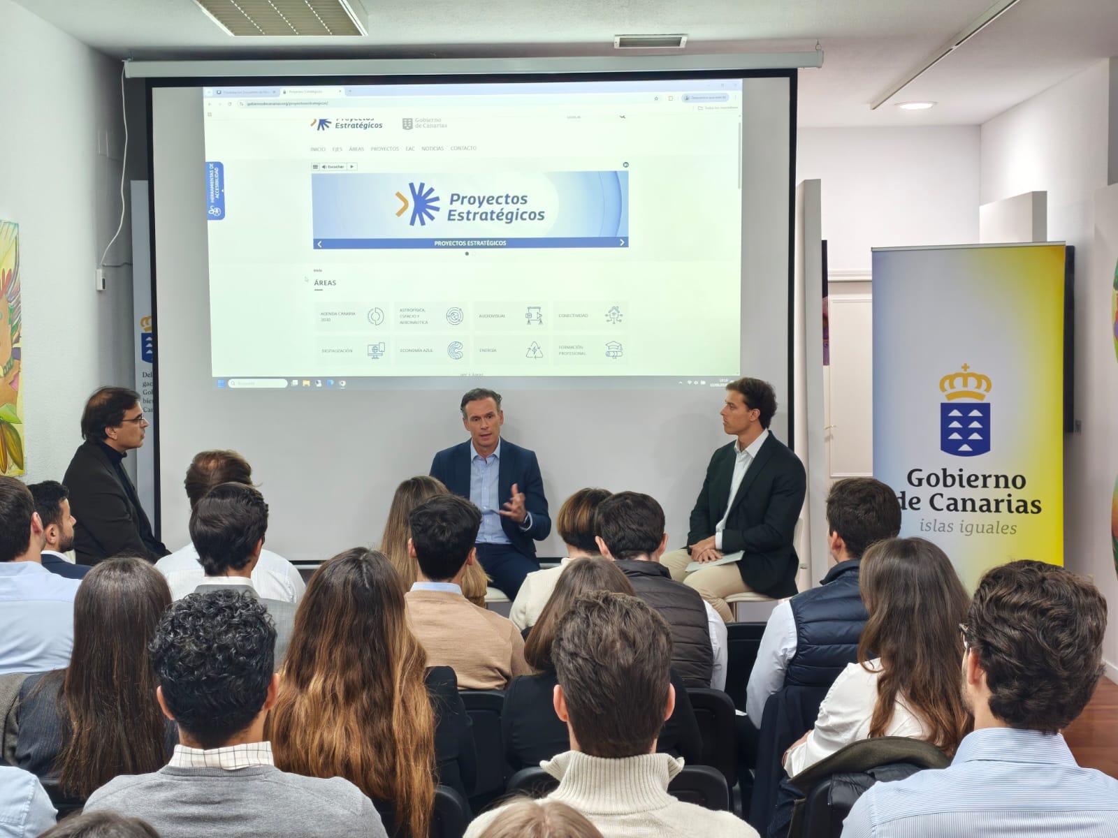 El Gobierno de Canarias reúne en Madrid a jóvenes profesionales del archipiélago para avanzar en la estrategia de retorno del talento