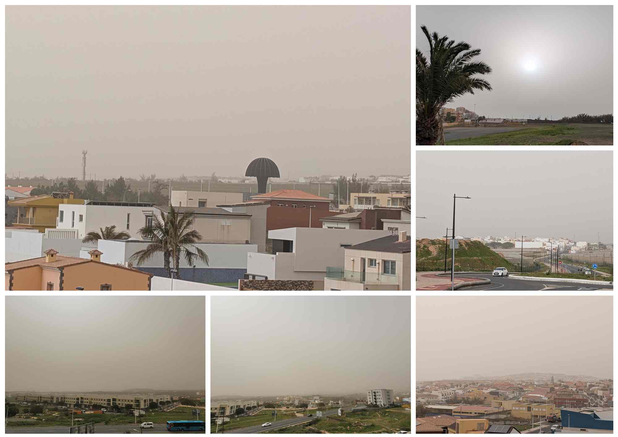 Calima premium: polvo gratis para toda la ciudad