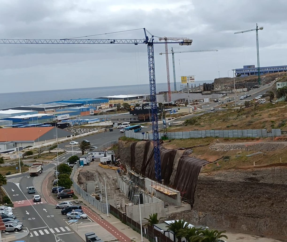 Estado actual de las obras, en una foto tomada este lunes/TA.