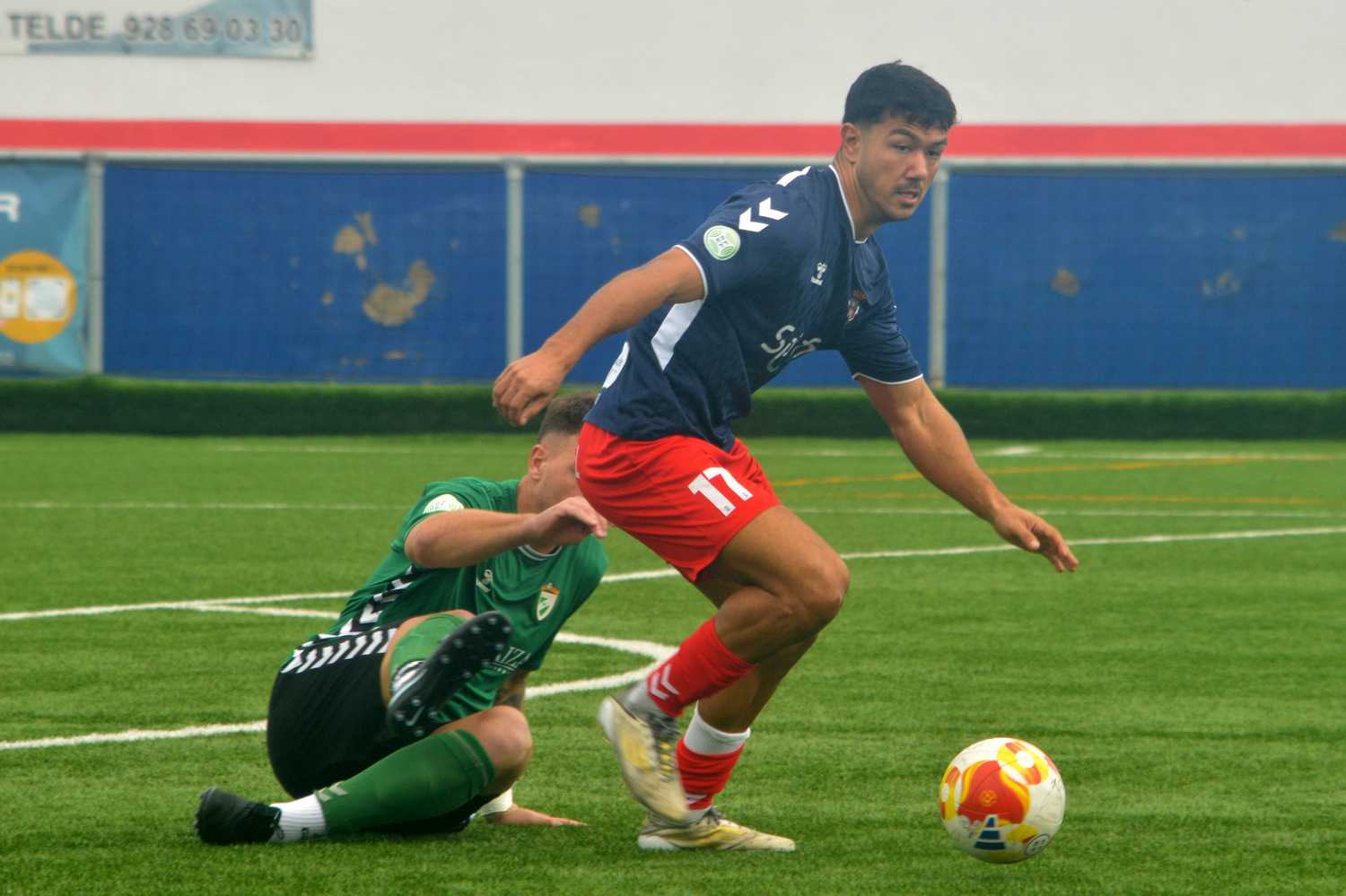 Said Ougri se perderá los dos próximos partidos por una fisura en el empeine