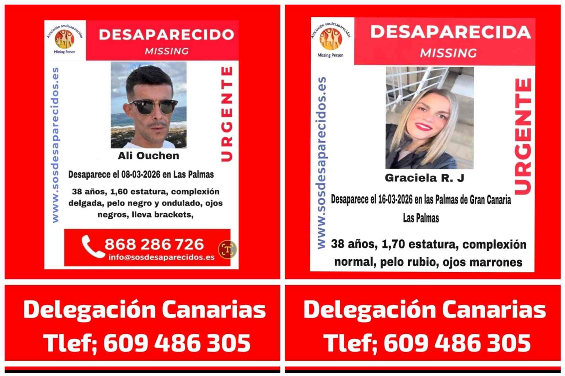 Dos desapariciones activan la alerta en Gran Canaria