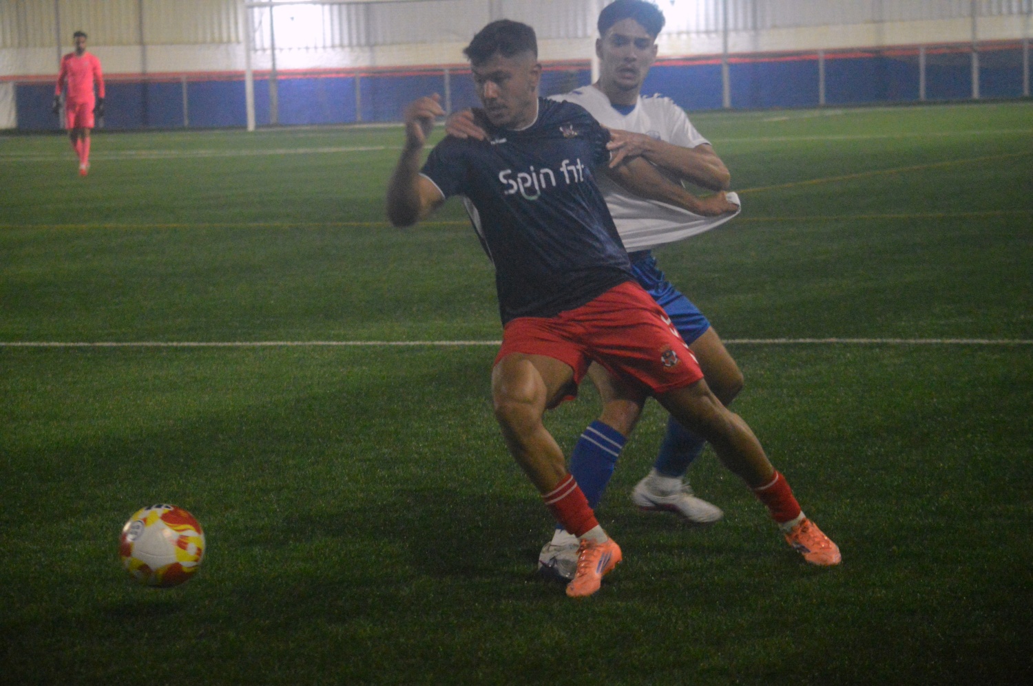 Said Ougri anot&oacute; dos de los goles de la UD Telde y suma su tercer partido seguido marcando (Foto: Juan Antonio Hern&aacute;ndez)