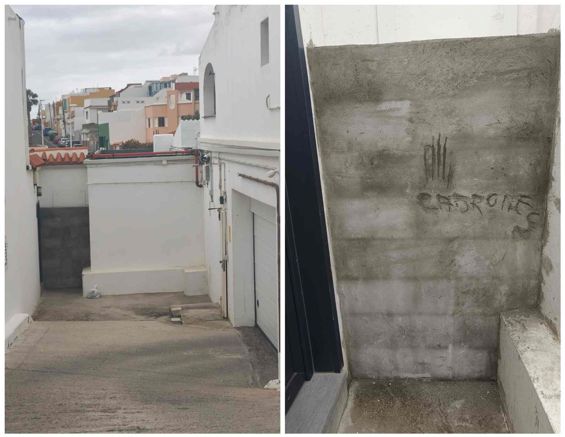 Imagen del paso tapiado/TA.