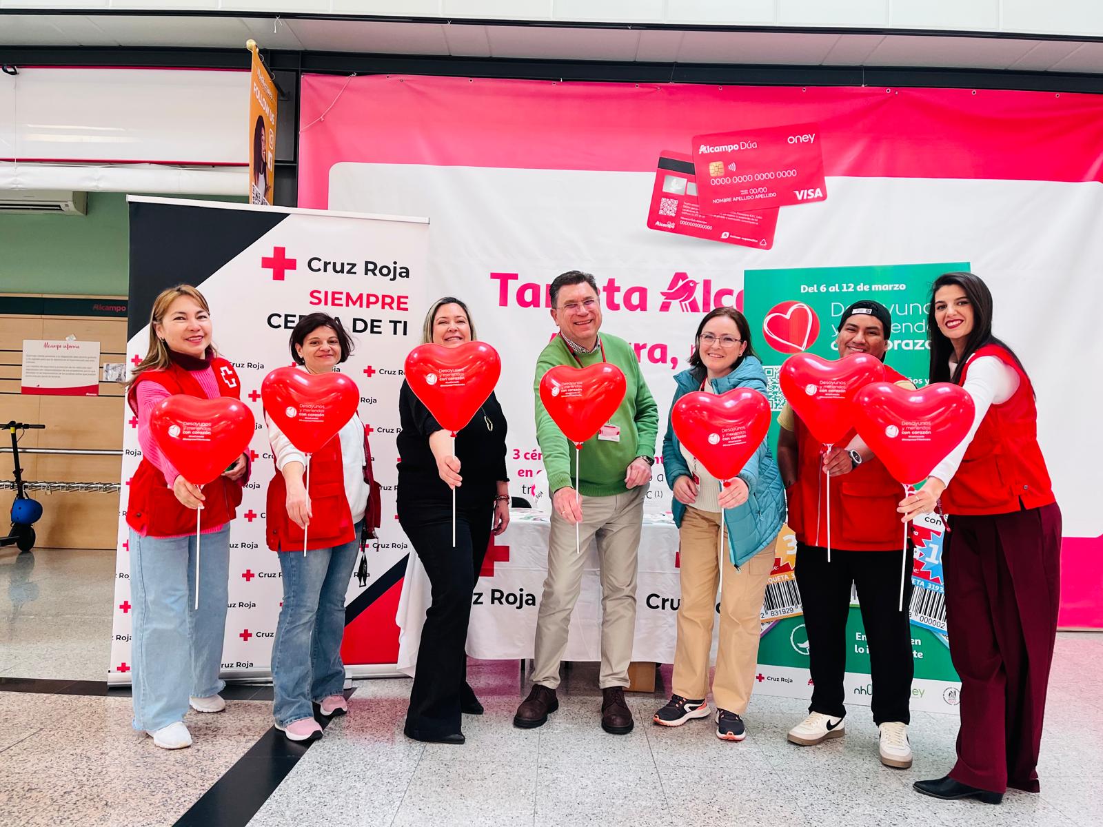 Alcampo Telde contribuye con solidaridad a la campaña 'Desayunos y Meriendas #ConCorazón'