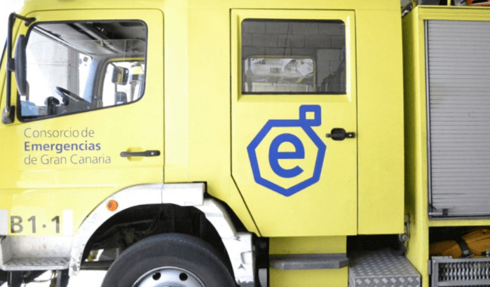 Accidente sin heridos en la GC-1