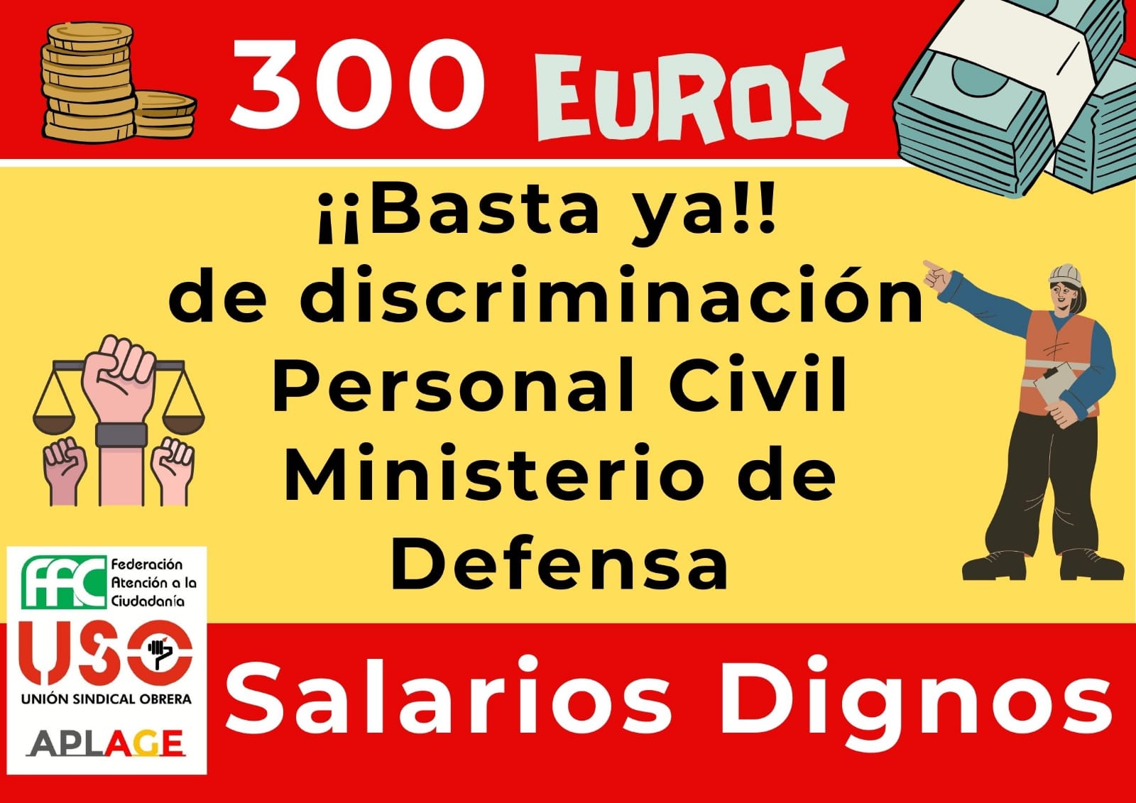 Cartel reivindicativo (Foto cedida)