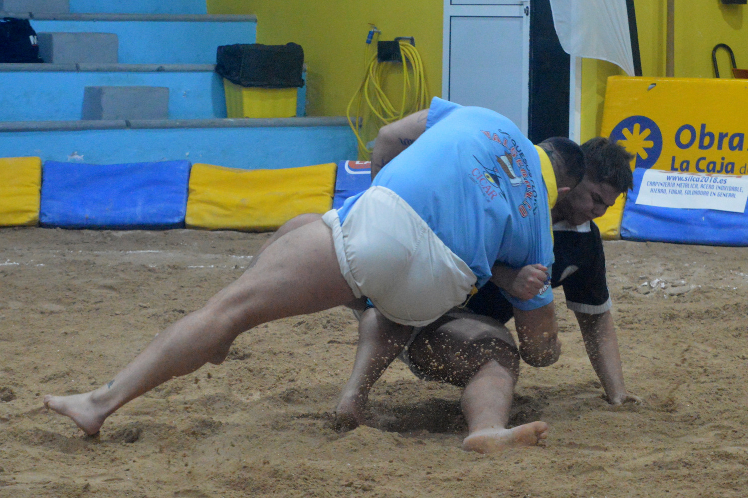 Imagen reciente de la luchada del Castro Morales (Foto: Juan Antonio Hern&aacute;ndez)