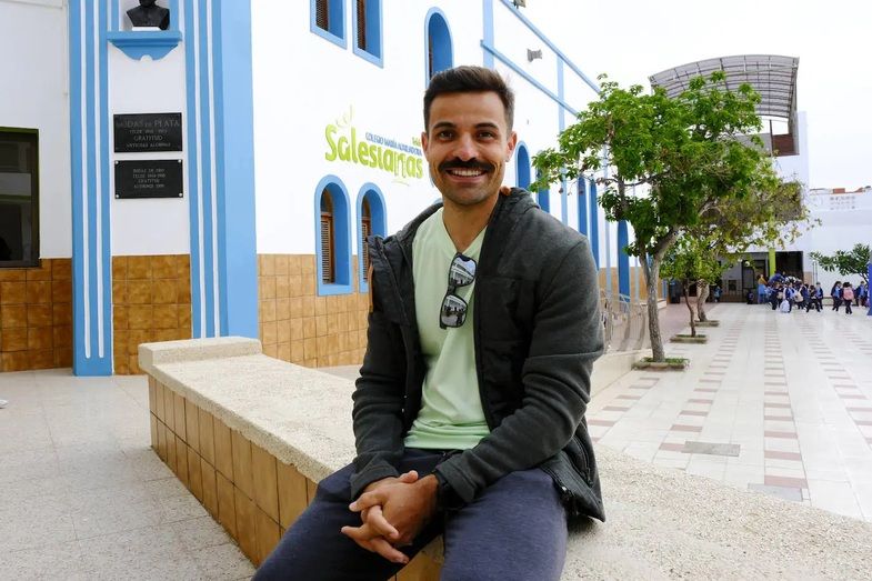Juan Jes&uacute;s D&iacute;az, profesor del Colegio Mar&iacute;a Auxiliadora de Telde(Juan Carlos Alonso/C7.