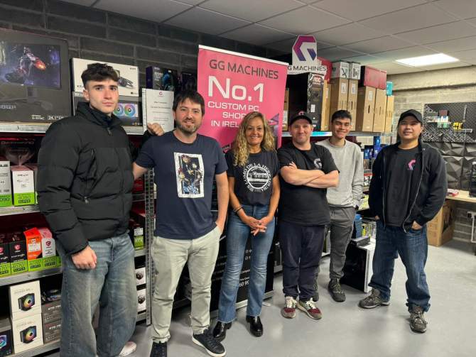 Estudiantes en Dublín