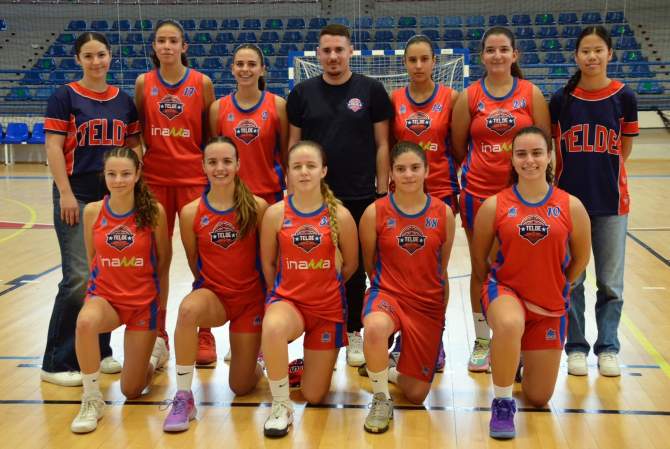 Formaci&oacute;n del Inama Telde, cadete femenino (Foto: CB Telde)