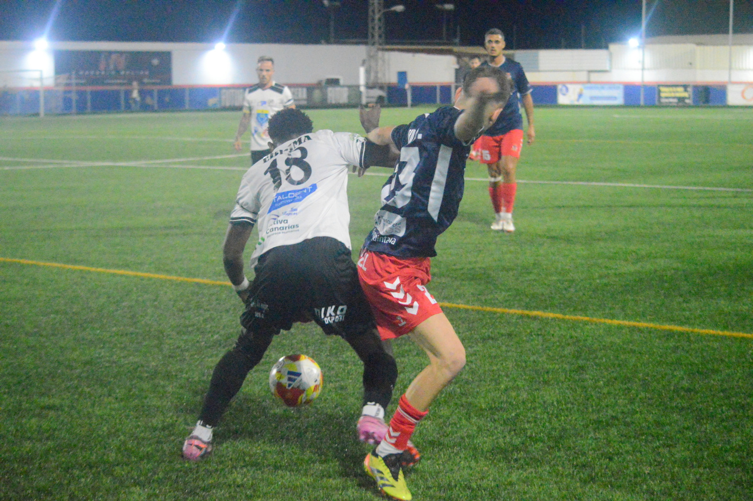 Imagen del partido de la primera vuelta en Telde (Foto: Juan Antonio Hern&aacute;ndez)