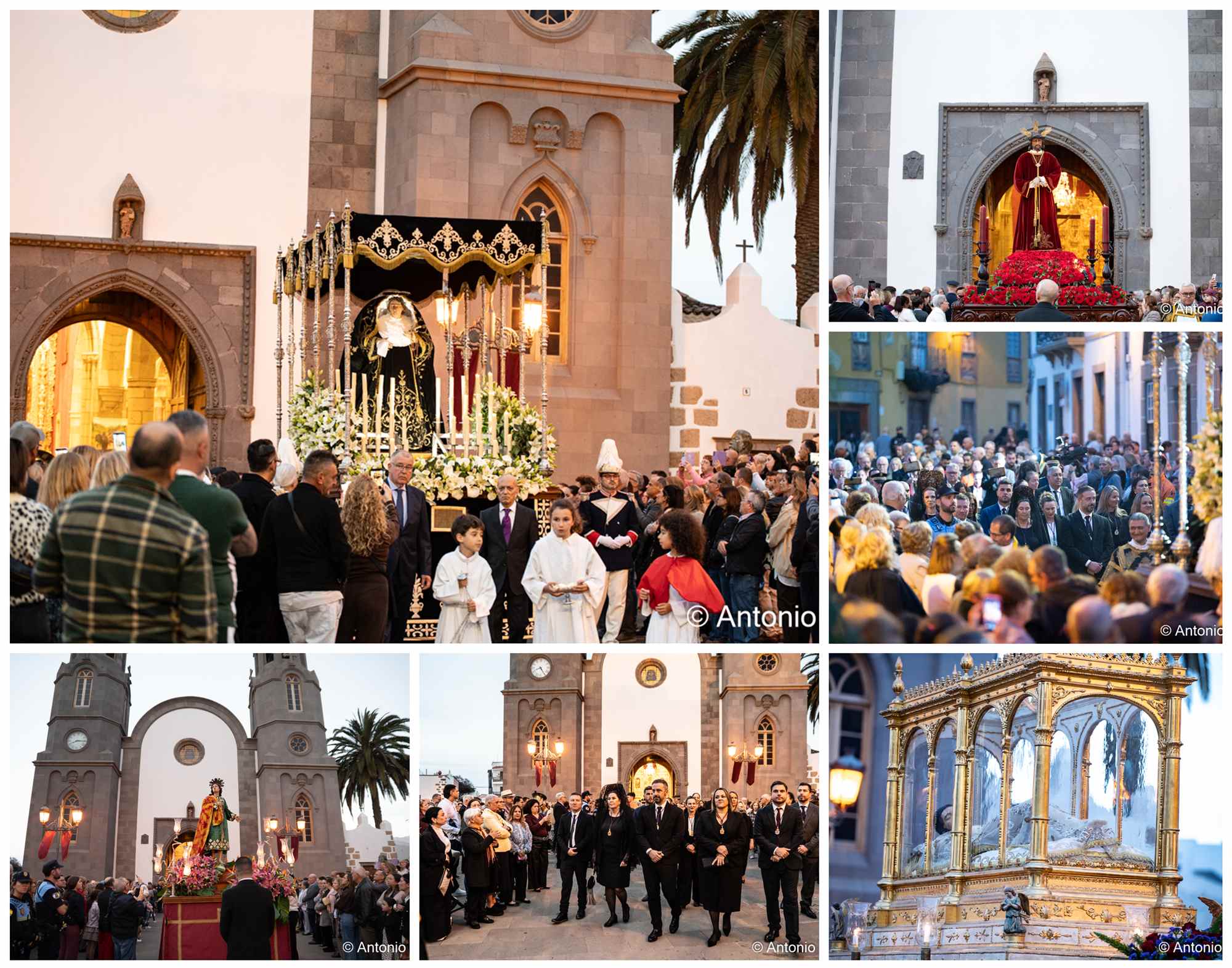 Telde acompaña la Pasión en recogimiento