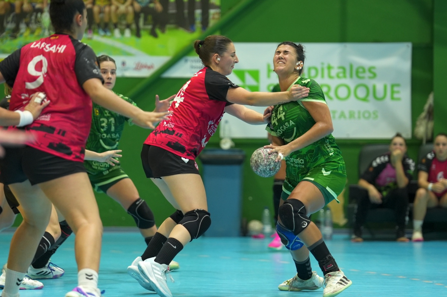 Imagen de archivo de un partido del Rocasa contra el Moverdre (Foto: CB Remudas IGC)