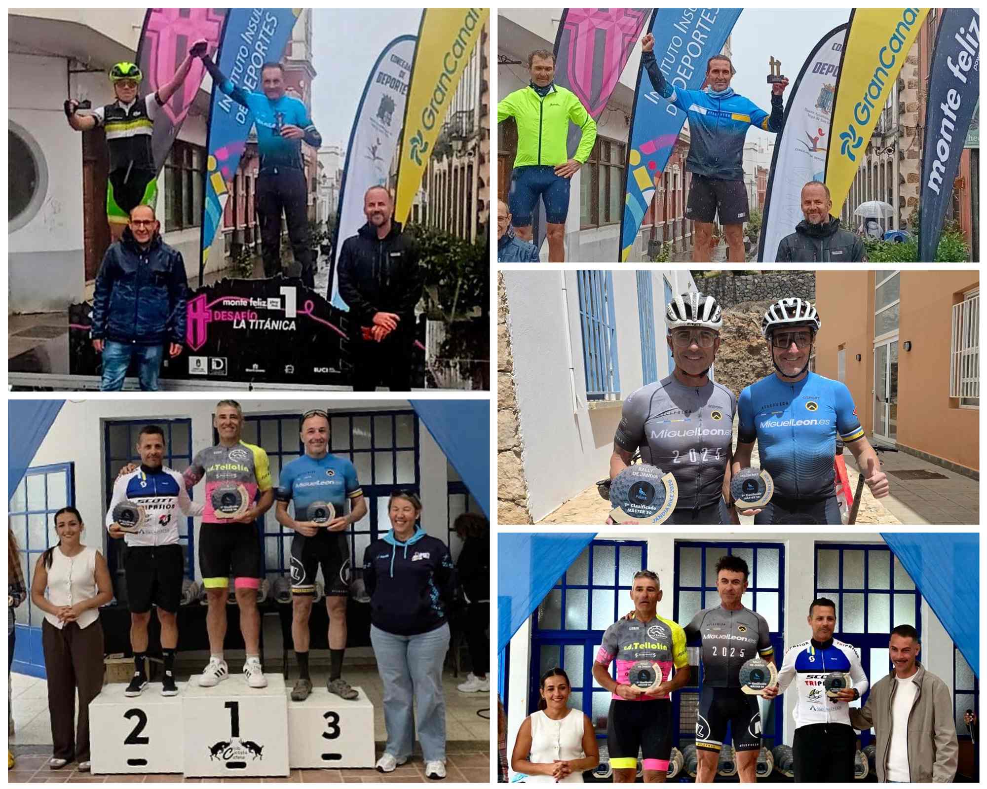 Premios logrados por deportistas del club teldense/TA.