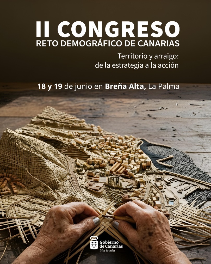 Cartel de las jornadas demogr&aacute;ficas (Foto: Direcci&oacute;n General de Comunicaci&oacute;n)