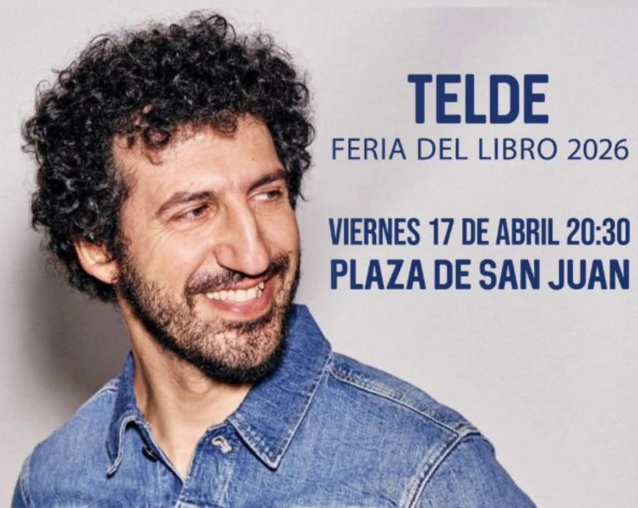 Cartel de concierto del cantautor Marwan en la Feria del Libro/TA.