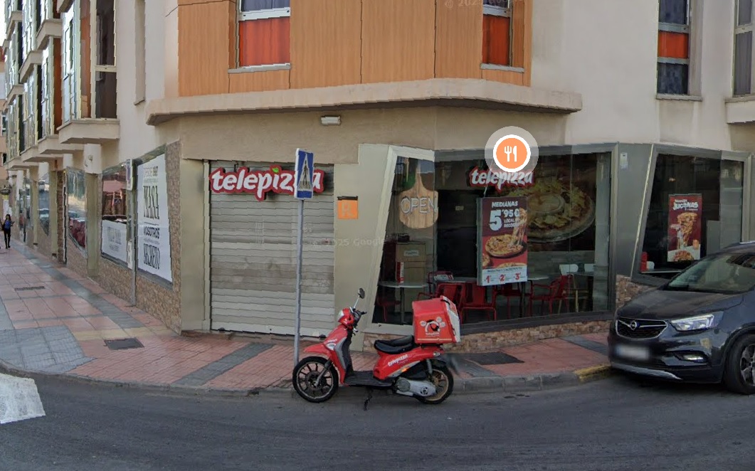 Asaltan de madrugada el Telepizza de Telde