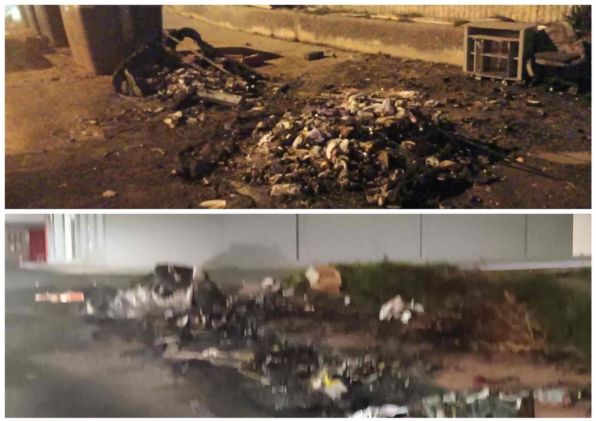 Queman seis contenedores en Jin&aacute;mar durante la madrugada de este jueves